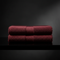 Noir Luxury Towel — Burgundy Wine Red